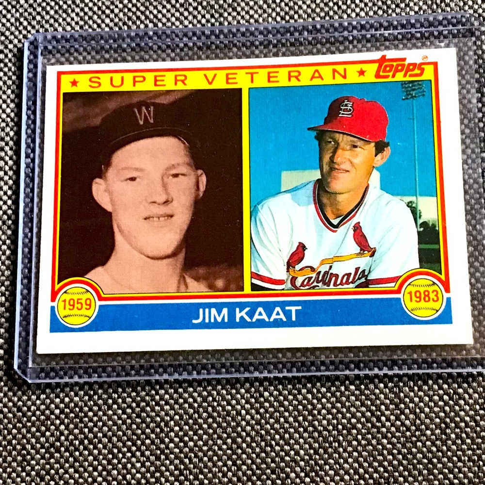 Topps Jim Kaat 1983 Topps Super Veterans Original Print Chewing Gum